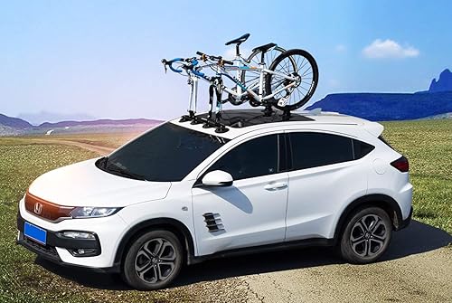 Miniatura 2 de ROCKBROS Portabicicletas Sucker para techo de coche Ventosa Portabicicletas de liberación rápida de aleación de aluminio para 1 bicicleta