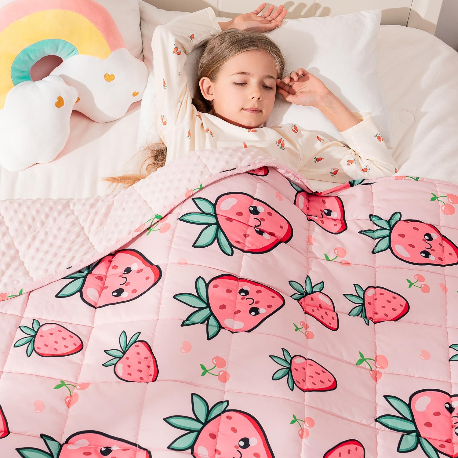 Uttermara Minky Weighted Blanket for Sleeping, 5lbs 36x48 inches