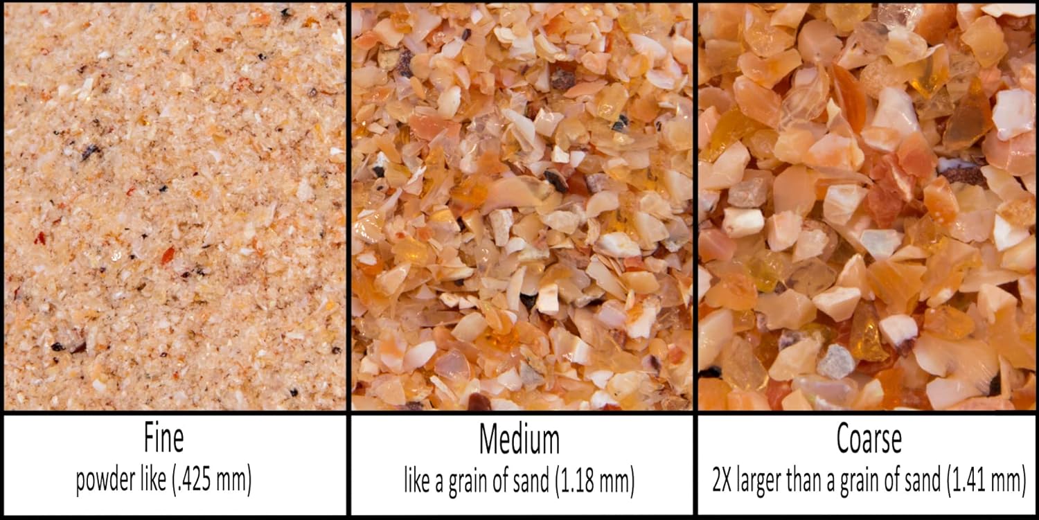 Mexican Fire Opal Medium Pure & Natural: by World of Wood Crushed Inlay Stone Perfect for Wood Inlay, Jewelry, Art, and More (Medium Consistency) (5 Grams)