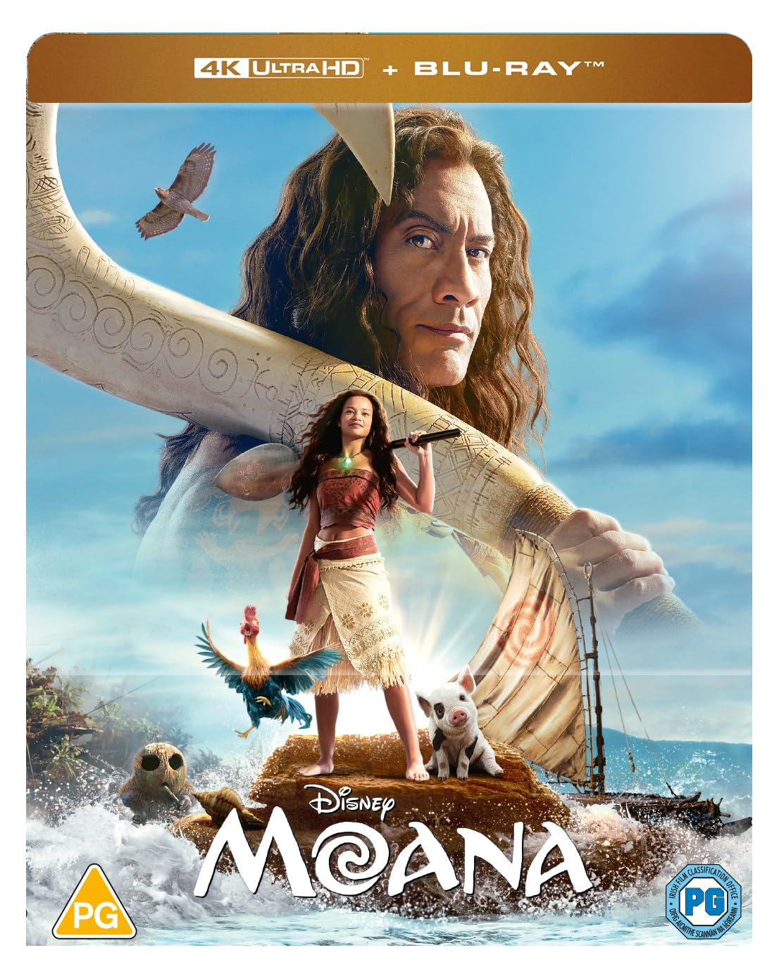 Disney's Moana (Live action) SteelBook 4K Ultra HD & Blu-ray