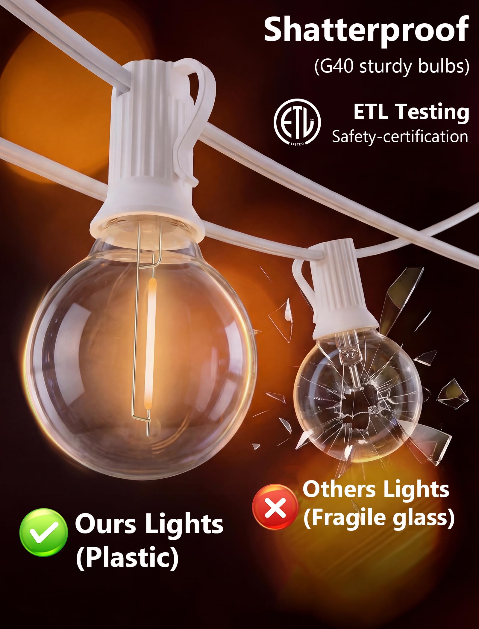 Luci Solari Esterno,Catena Luminosa Solare Stringa Luci Led