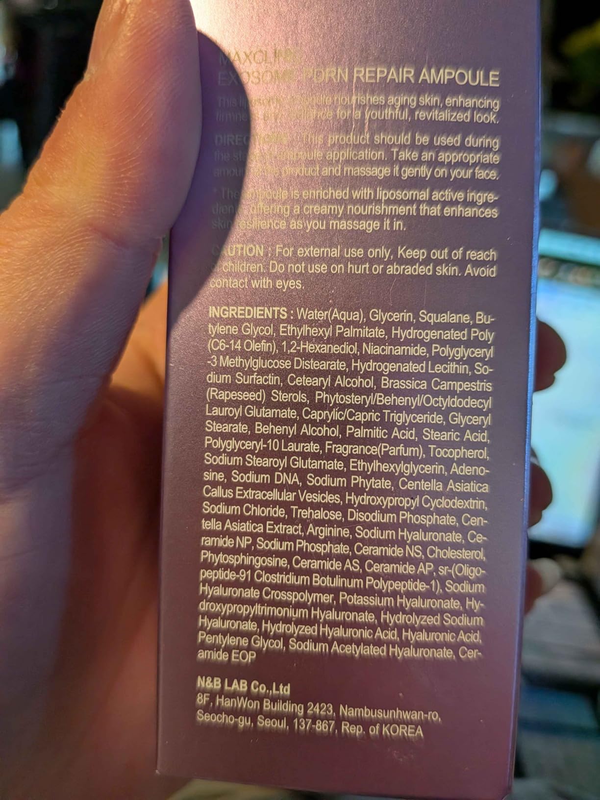 MAXCLINIC Exosome PDRN Repair Ampoule - Hydrating, Revitalizing and Firming Face Serum Ampoule Moisturizer with Salmon and Plant-Based PDRN for Elasticity and Fine Lines - Korean Skin Care 1.35 fl oz