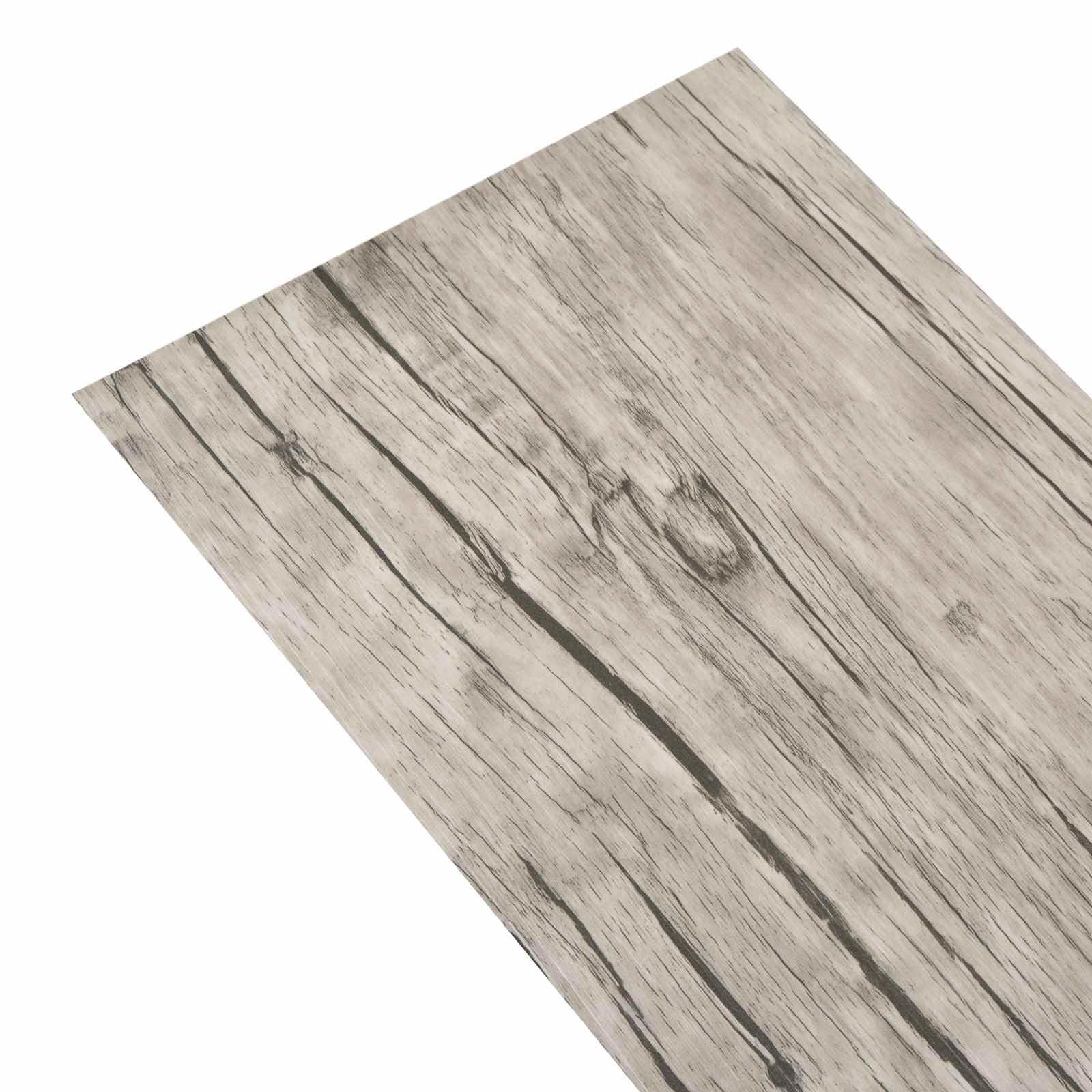 Pavimento autoadesivo in PVC, 30,5 x 61 cm, 28 pezzi, effetto rovere, piastrelle in vinile idrorepellenti per soggiorno e camera da letto