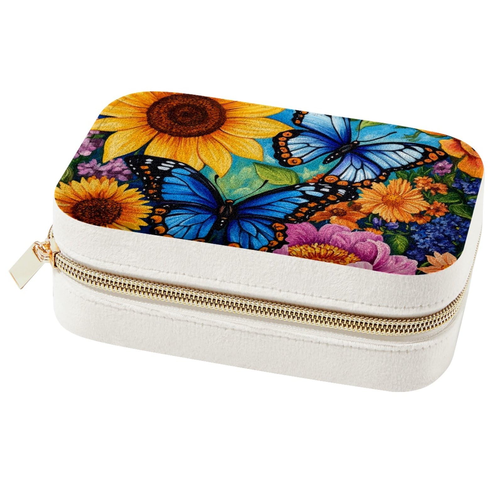 Boîtes de rangement pour femmes pour boucles d'oreilles, bagues et colliers de voyage