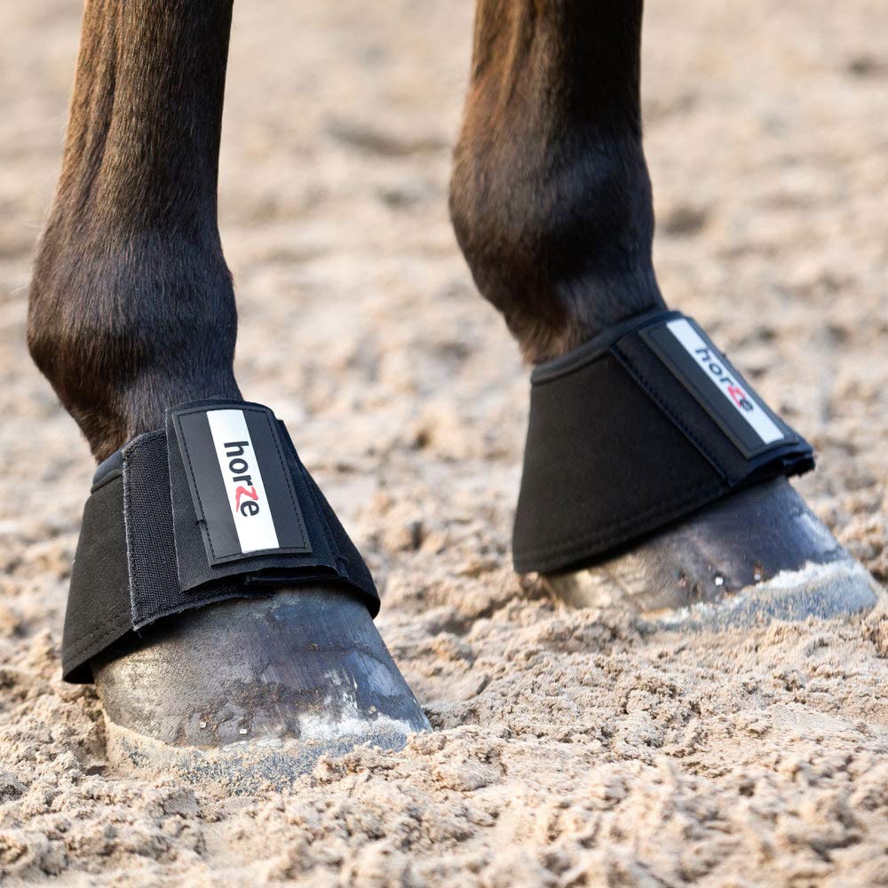 HORZE Allround Hufglocken, Schwarz, M