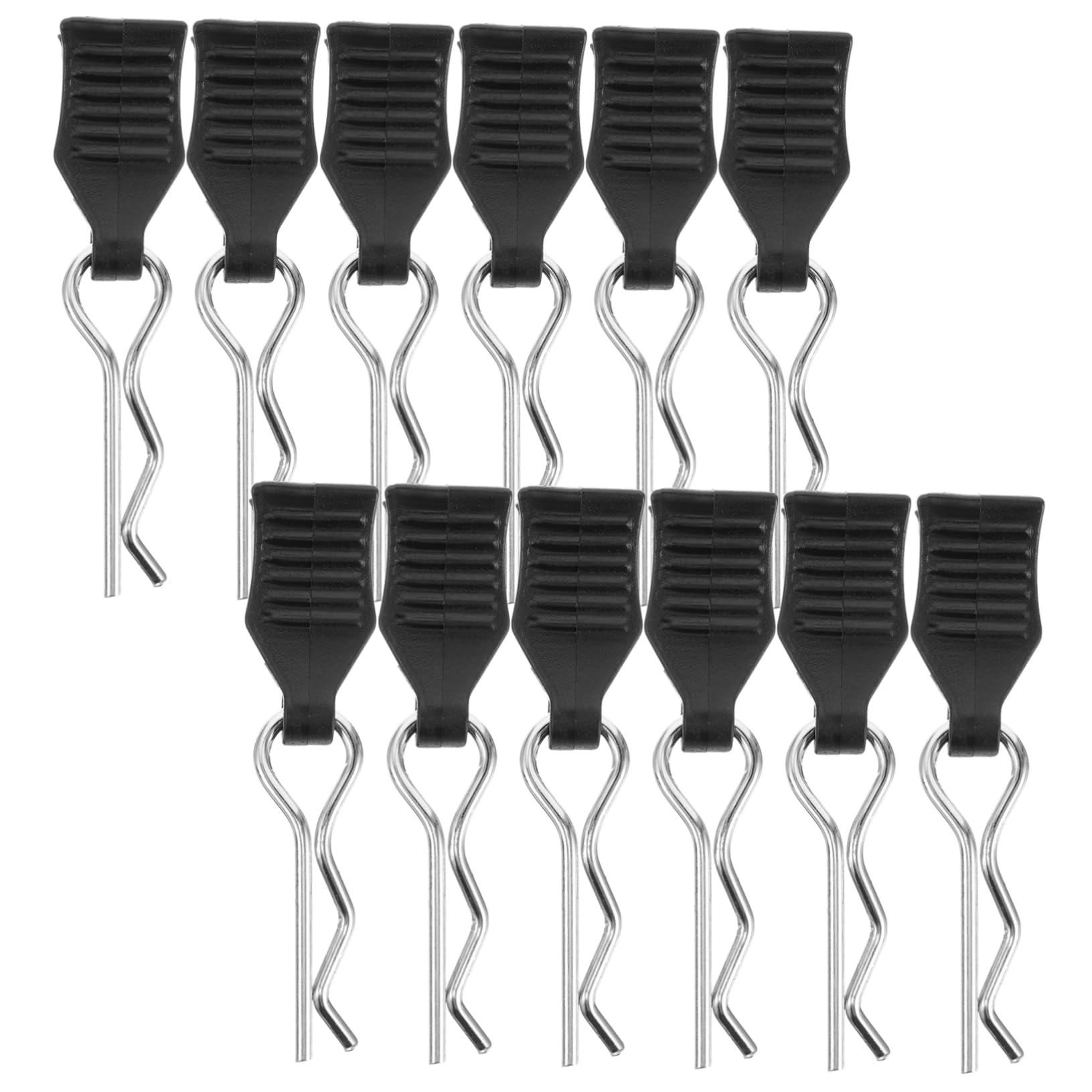 Yardwe Car Fasteners 20pcs Body Clips Pull Tabs R-type Pins Sturdy Auto Parts Clips