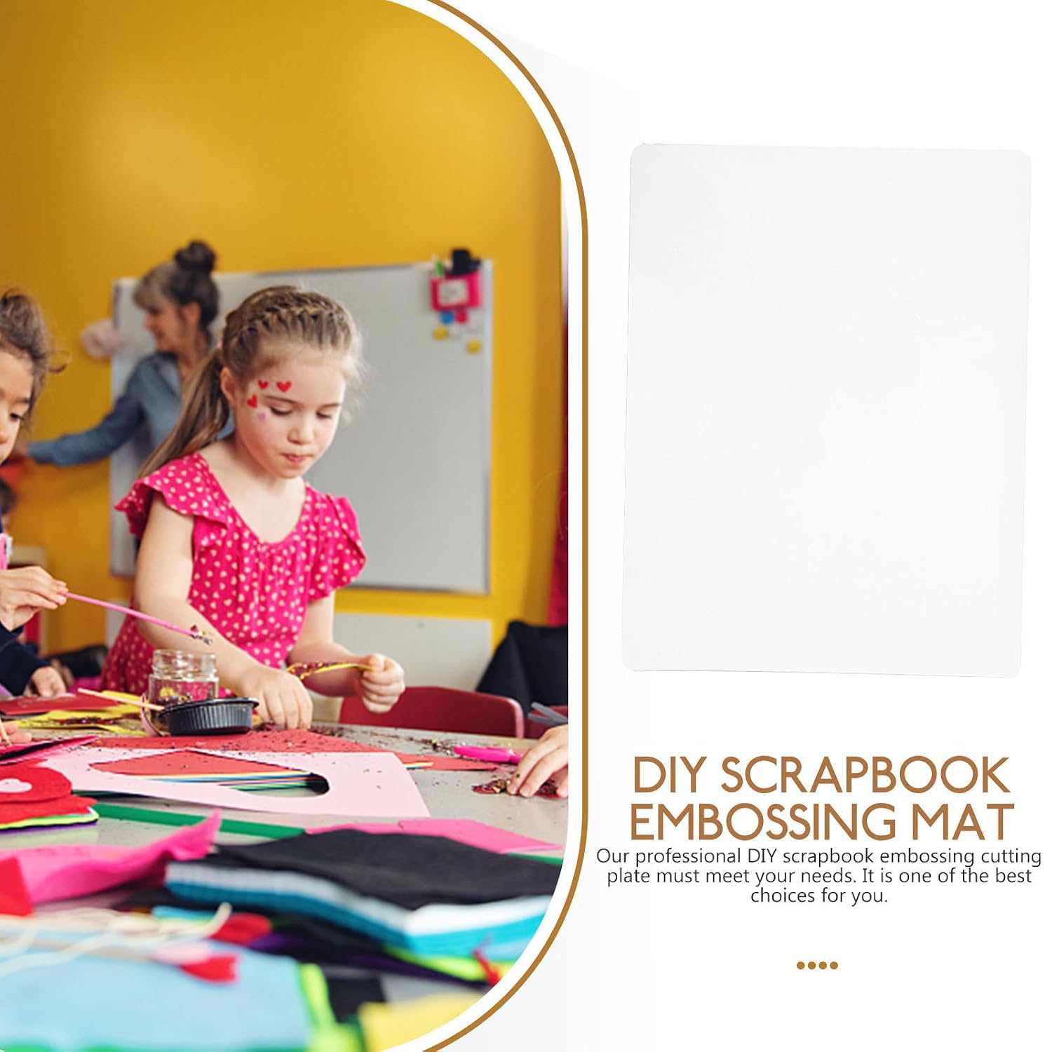 Embossing Machine Plate for DIY Scrapbooking, Plastic Cutting Mat