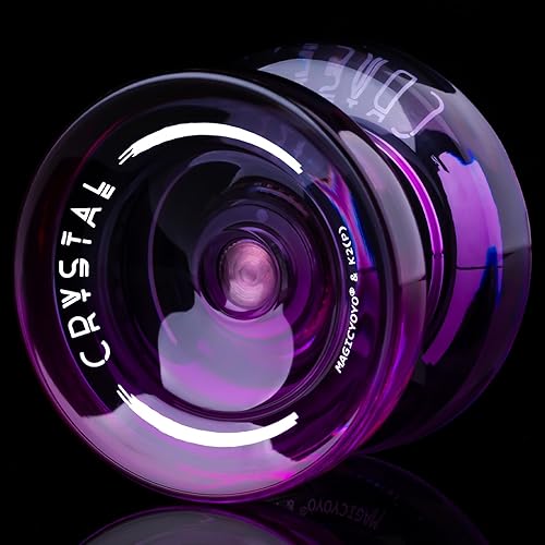 Miniatura 7 de MAGICYOYO K2 Crystal - Yoyo profesional sensible para niños principiantes, rodamiento de yoyo extra insensible Pro plástico para adultos+12
