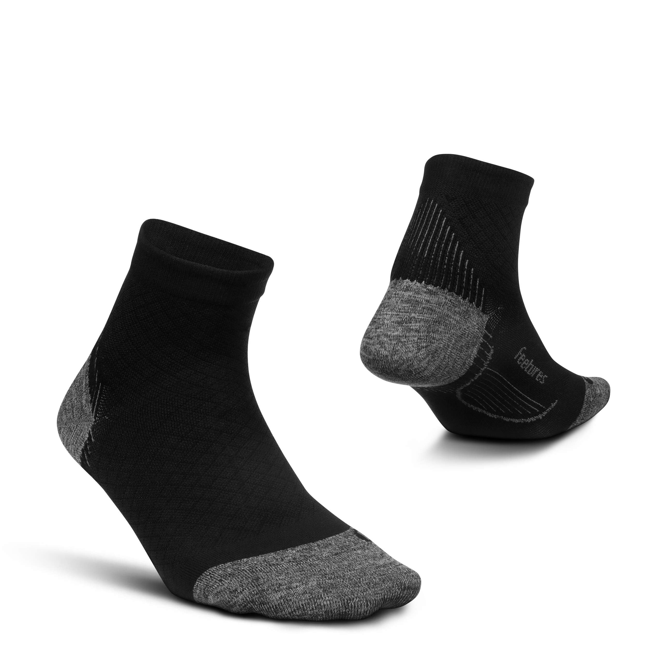 Feetures Plantar Fasciitis Relief Ultra Light Cushion Quarter Sock