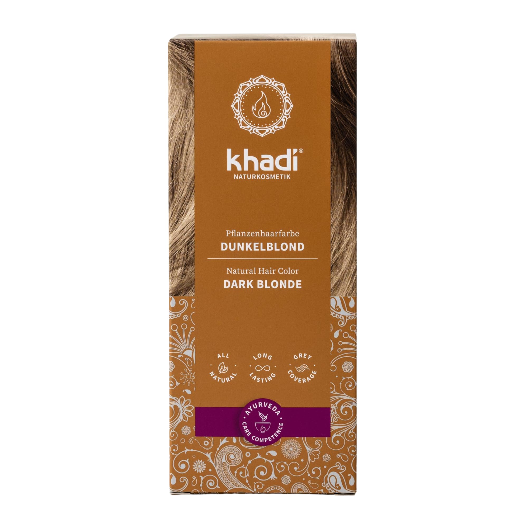 khadi Pflanzennhaarfarbe Dunkelblond | Dunkelblond – 100 g