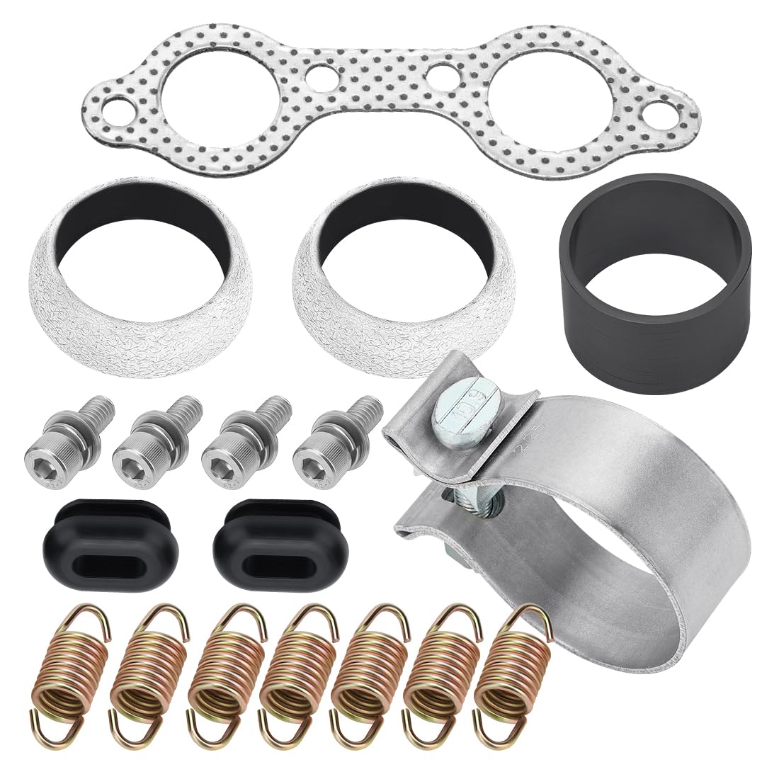 Kit guarnizioni collettore scarico con molla per Polaris RZR 800 2008-2011 7081382 5250091 5811511 3610047