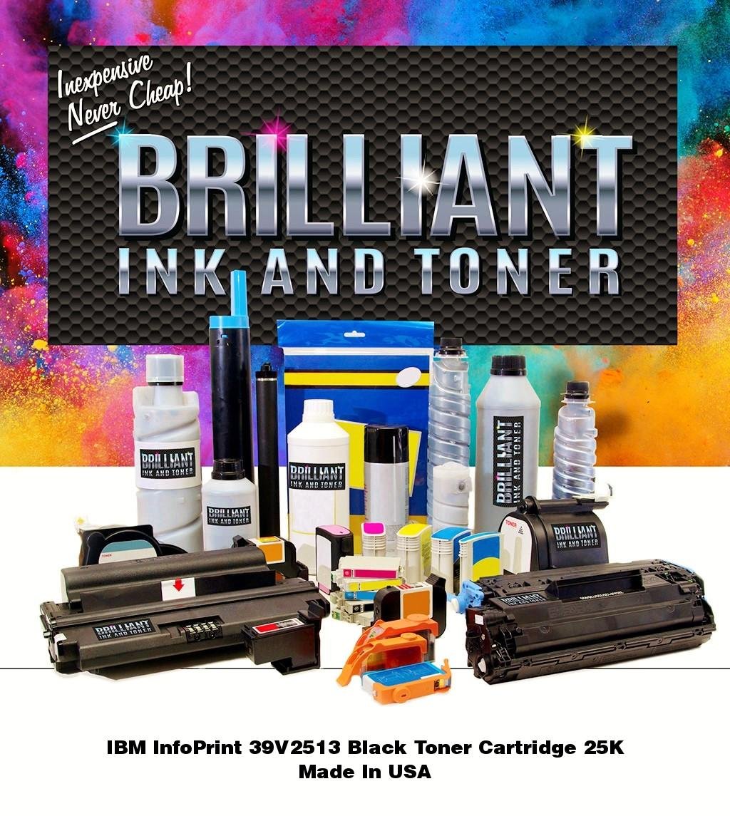 Brilliant39V2513-BRL IBM Black Toner Cartridge 25K Yield