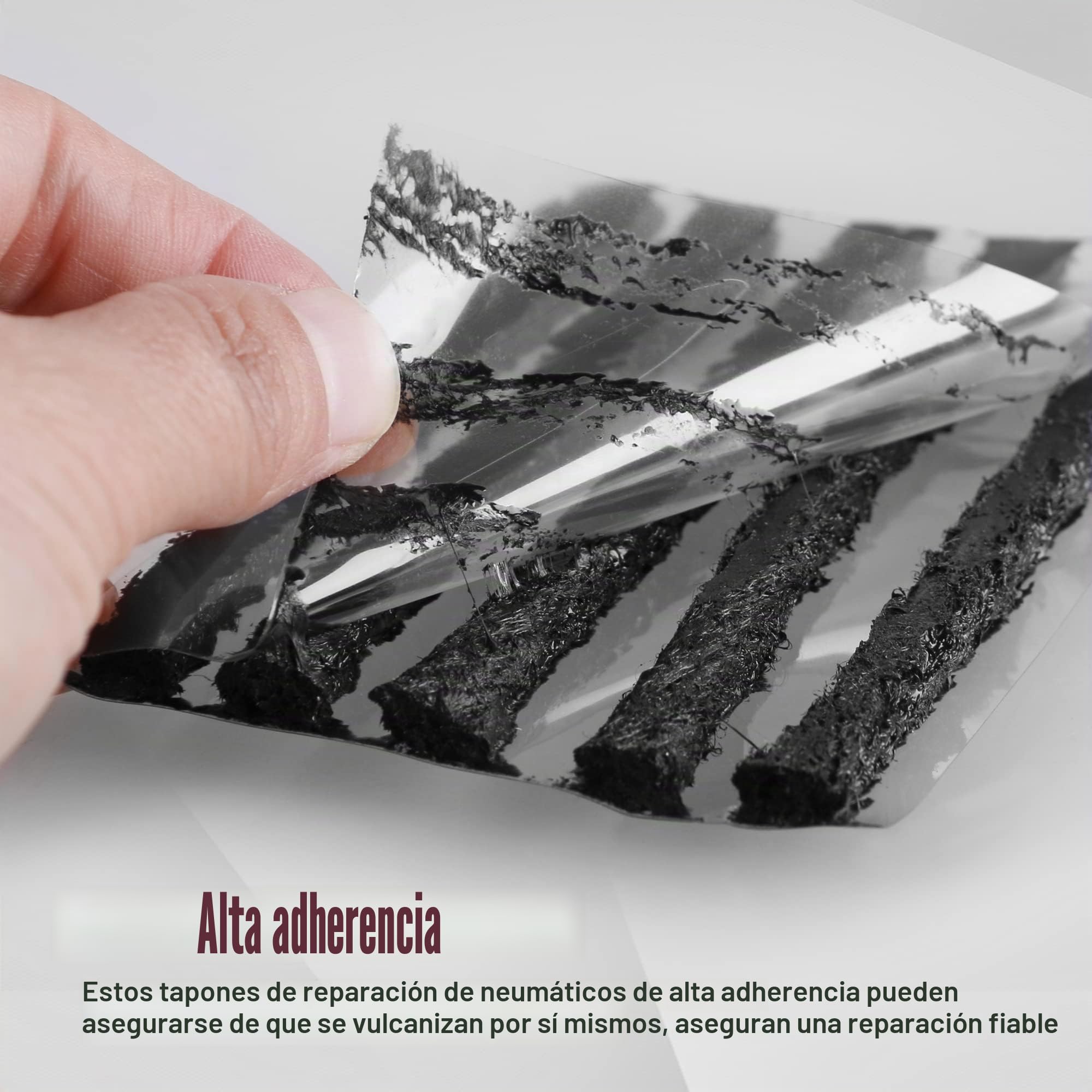 AWELCRAFT 90 Tapones de Reparación de Neumáticos de 4 Pulgadas – Repuestos para Pinchazos, Color Negro, Compatibles con Neumáticos sin Cámara – Universal para Coche, Moto, ATV, Camión, SUV