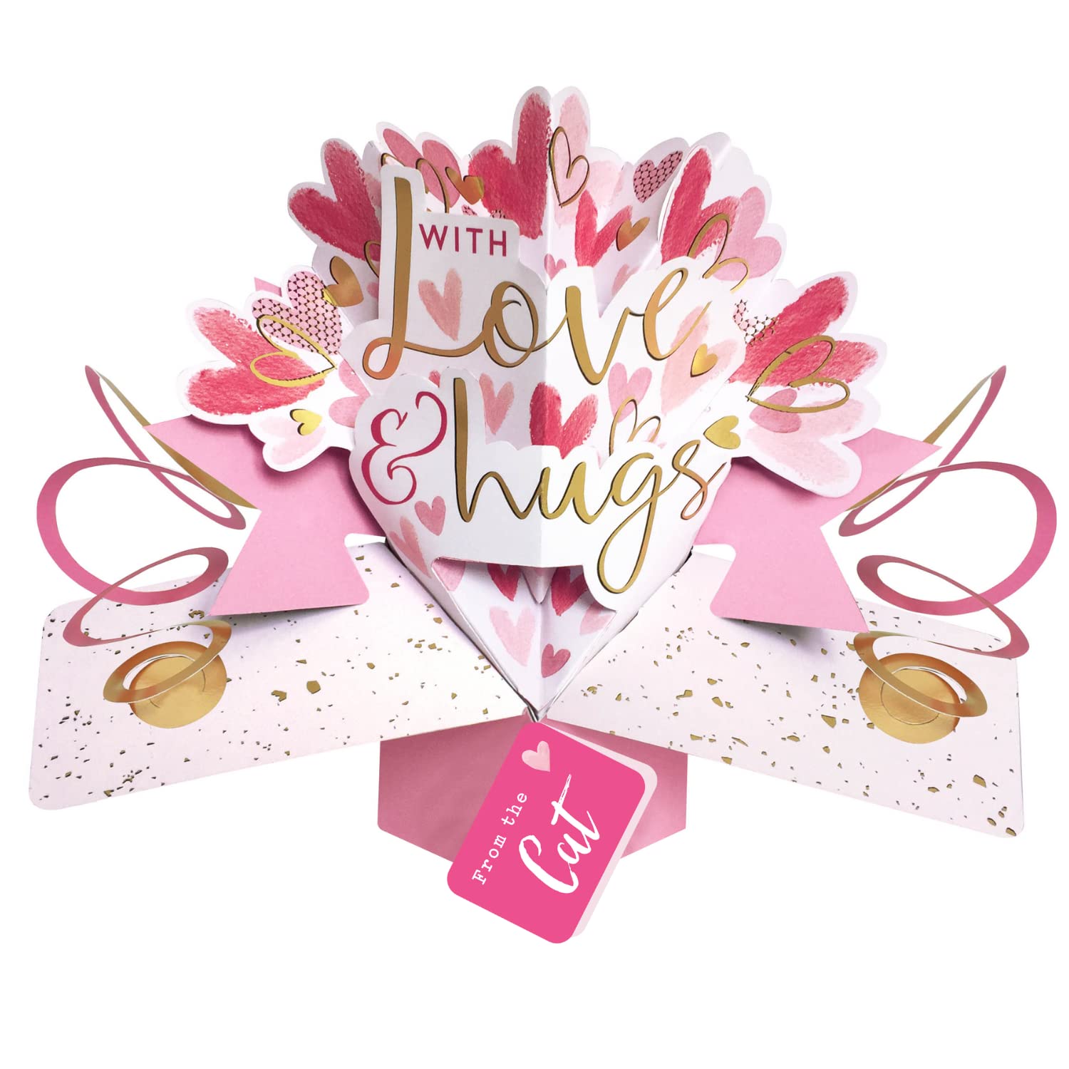 From The Cat With Love & Hugs Pop Up Card Mother's Day, Birthday, Any Occasion POP026M17 — image 1