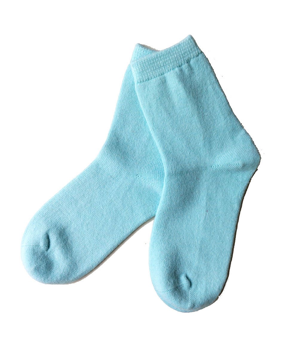 Pure Cashmere Women Men Unisex Ankle Short Causal Thick Socks, Smooth Toes and Heel Sewed by Handwork