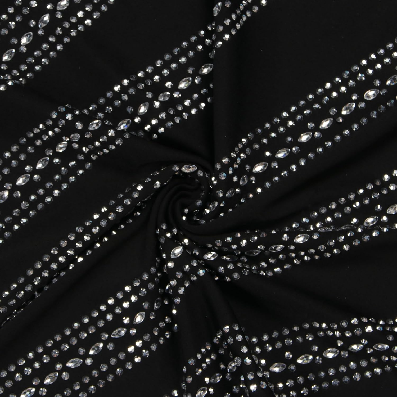 PORRCEY Women's Sexy Elegant Rhinestone Sleeveless Party Club Night Hot Drilling Clubwear Evening Dresses - Image 6