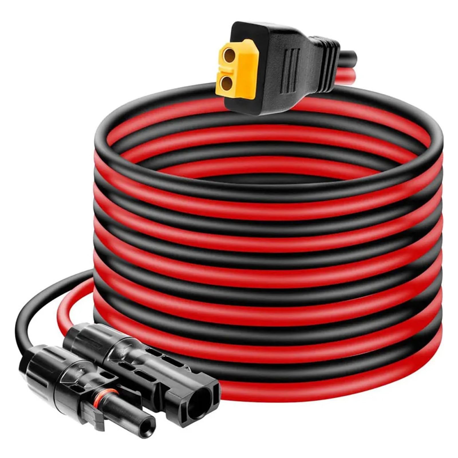Kabel solarny 3 m 1,5 m, przyłącze do panelu słonecznego 12AWG na XT60 kabel adaptera do generatorów solarnych (3 m 10 stóp)