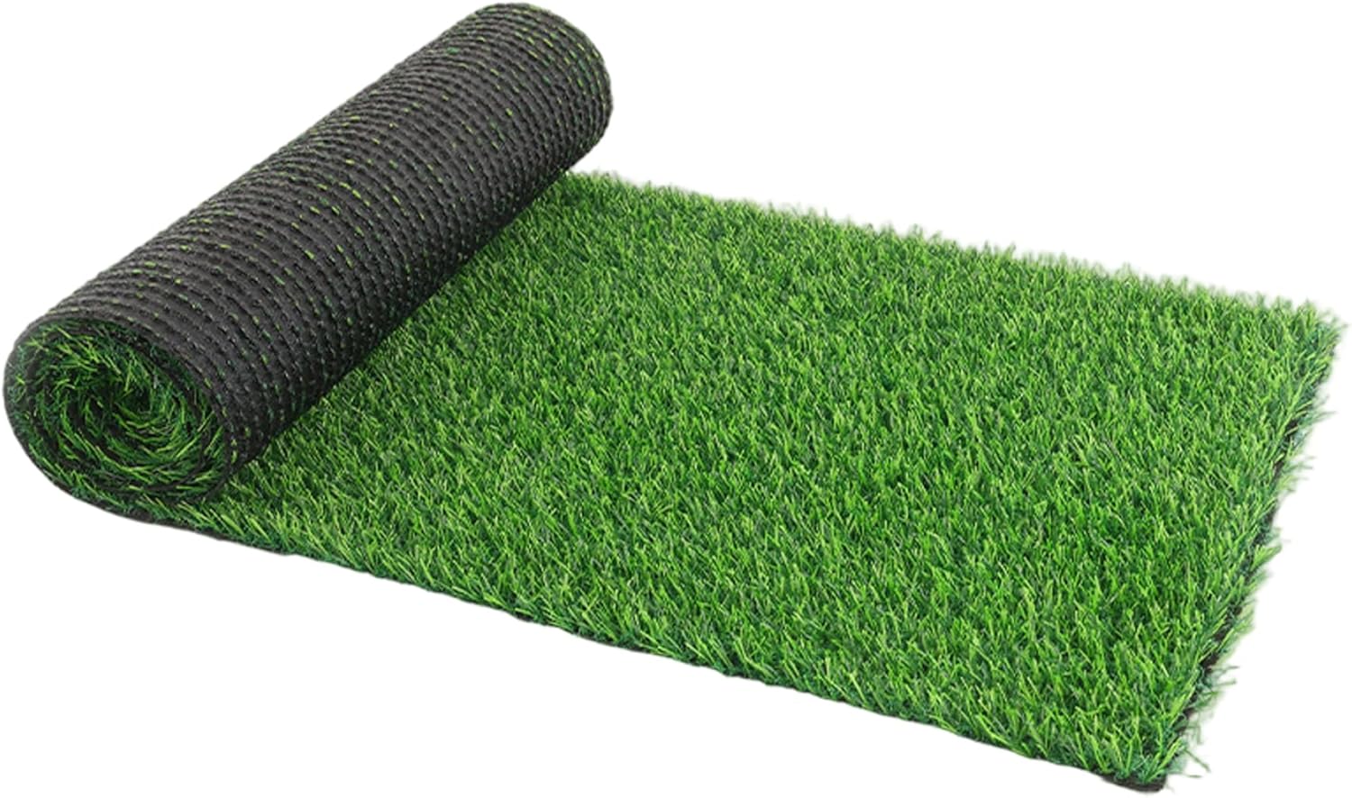 Artificial Grass Rug, 3x0.5m Realistic Look & Feel Indoor Outdoor Turf Mat, Easy to Clean Artificial Turf Rug for Patio, Balcony, Camping ;1