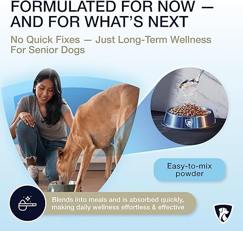 Miniatura 7 de Nutraregen Select Digestive Senior Dog Probiotic Powder 30 porciones  Probióticos para perros con sabor a carne de res para la salud digestiva,