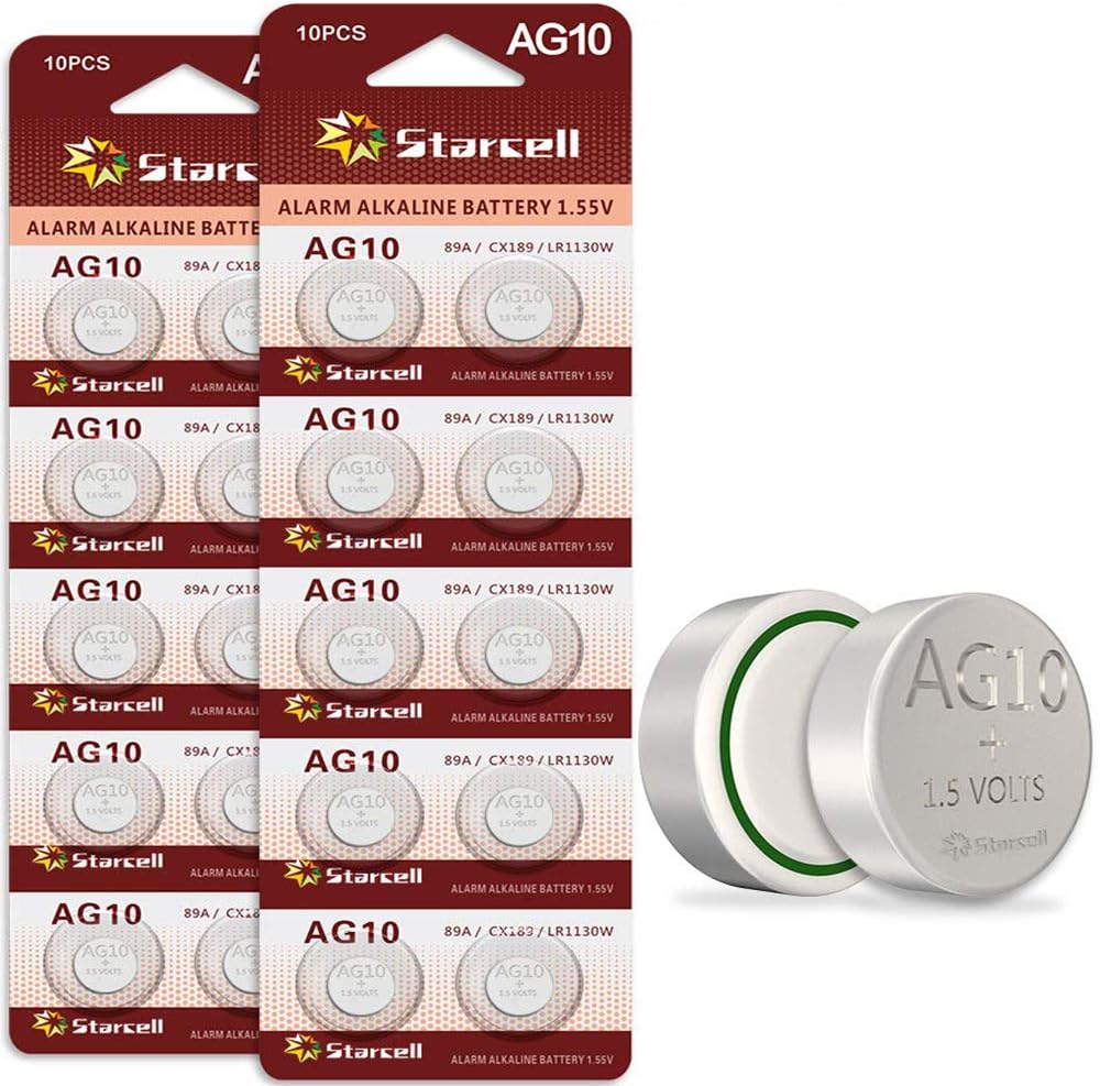 20 PCS LR1130 AG10 SR1130 LR54 Battery 1.5V Button Coin Cell Batteries