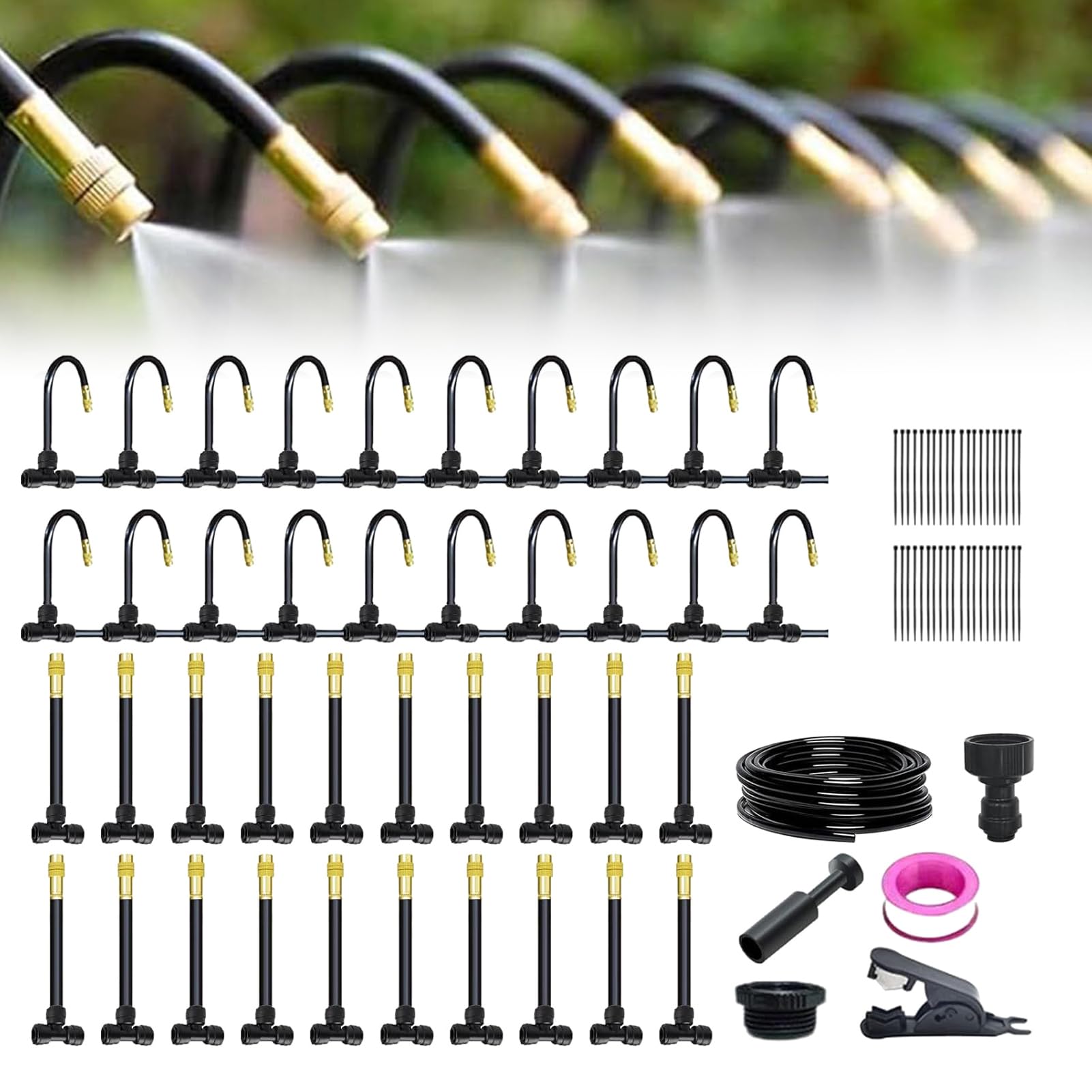 Kit D'Irrigation Tête Arroseur À Buse Réglable