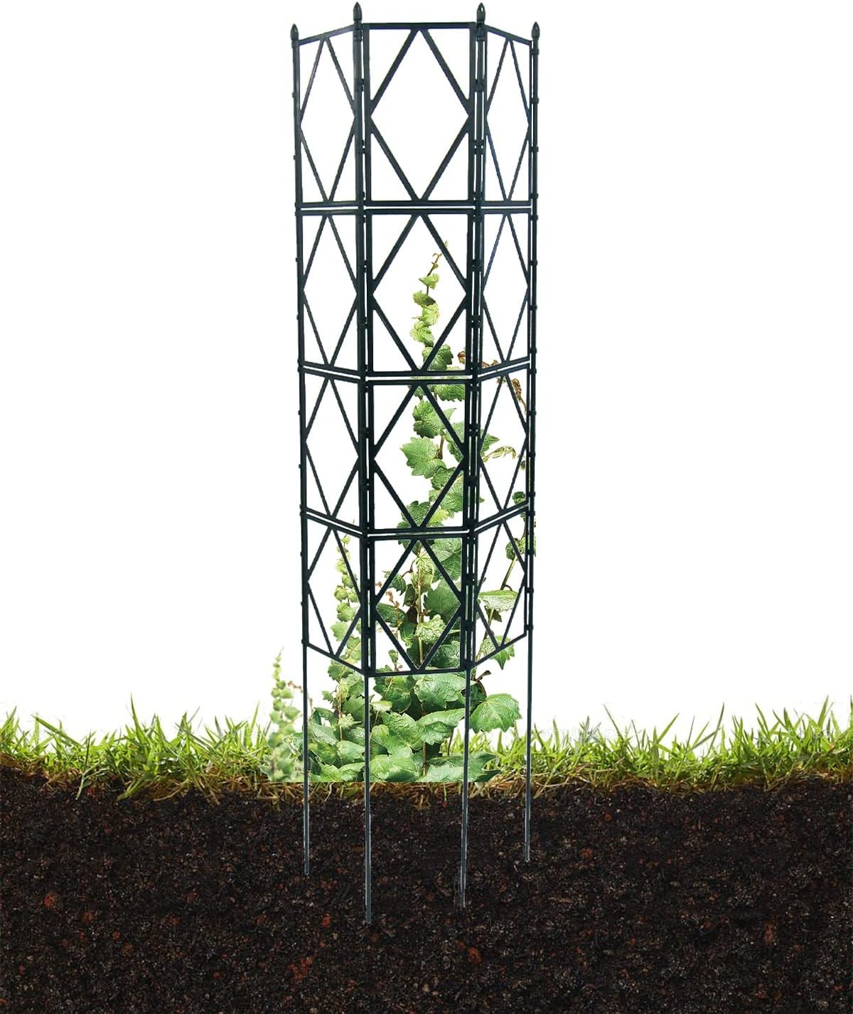 Foldable Garden Trellis Metal Frame Trellises Decorative