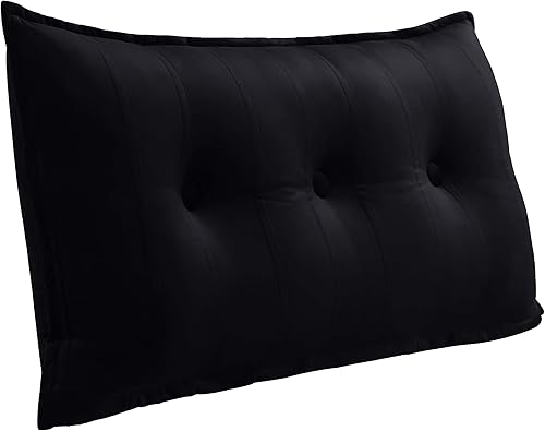 Almohada copetuda para cabecera de dormitorio universitario individual XL, almohada de apoyo para la espalda, cabecero, alternativas, sofá, sofá