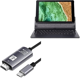 BoxWave Cable Compatible with Acer Chromebook Tab 510 (D652N) - SmartDisplay Cable - USB Type-C to HDMI (6 ft), USB C/HDMI Cable for Acer Chromebook Tab 510 (D652N) - Jet Black