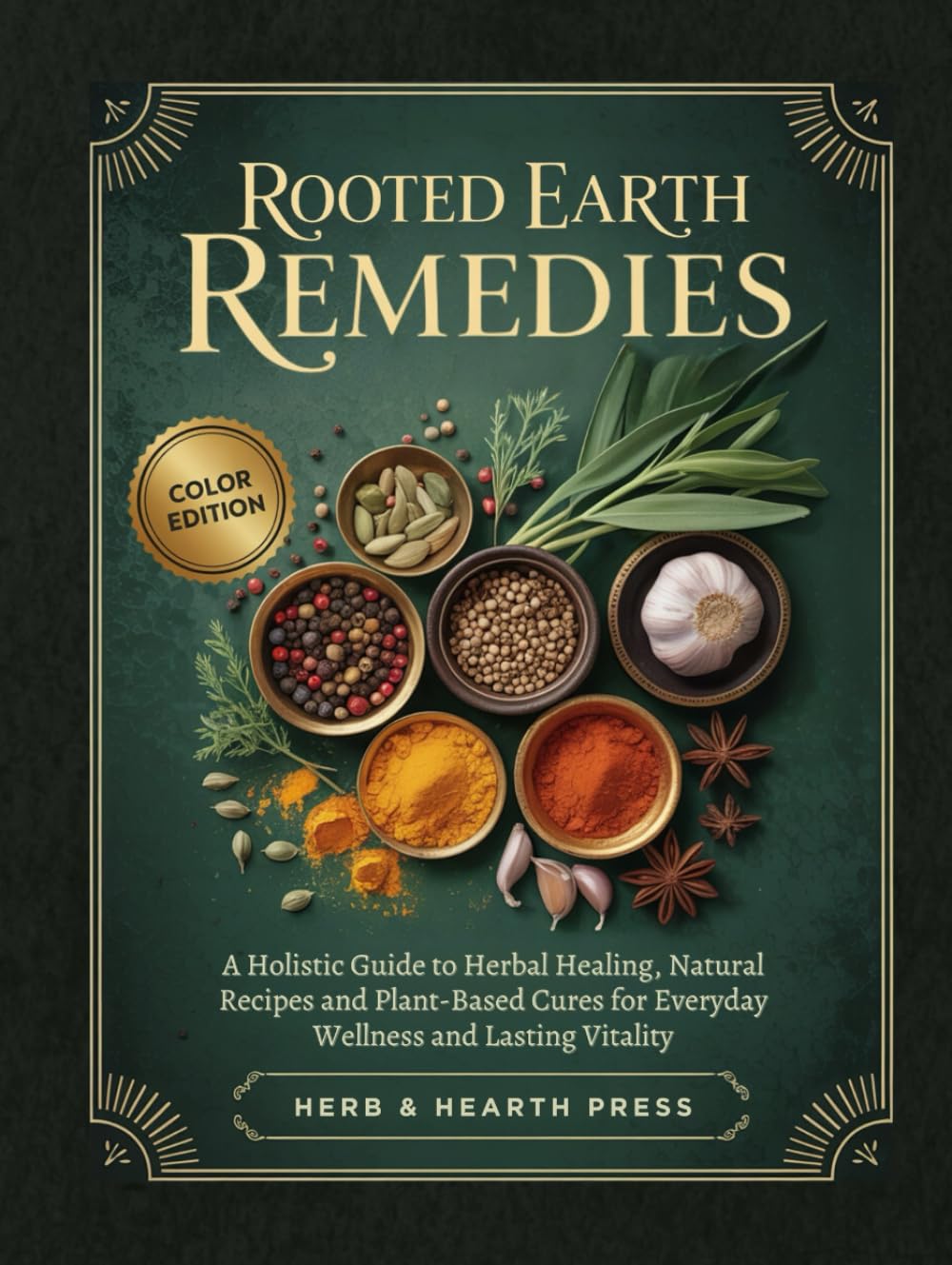 Rooted Earth Remedies: A Holistic Guide to Herbal Healing, Natural Recipes and Plant-Based Cures for Everyday Wellness and Lasting Vitality
