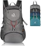 WATERFLY Hiking Backpack 20L Foldable Travel Backpack Lightweight Hiking Daypack for Outdoor Cycling Camping