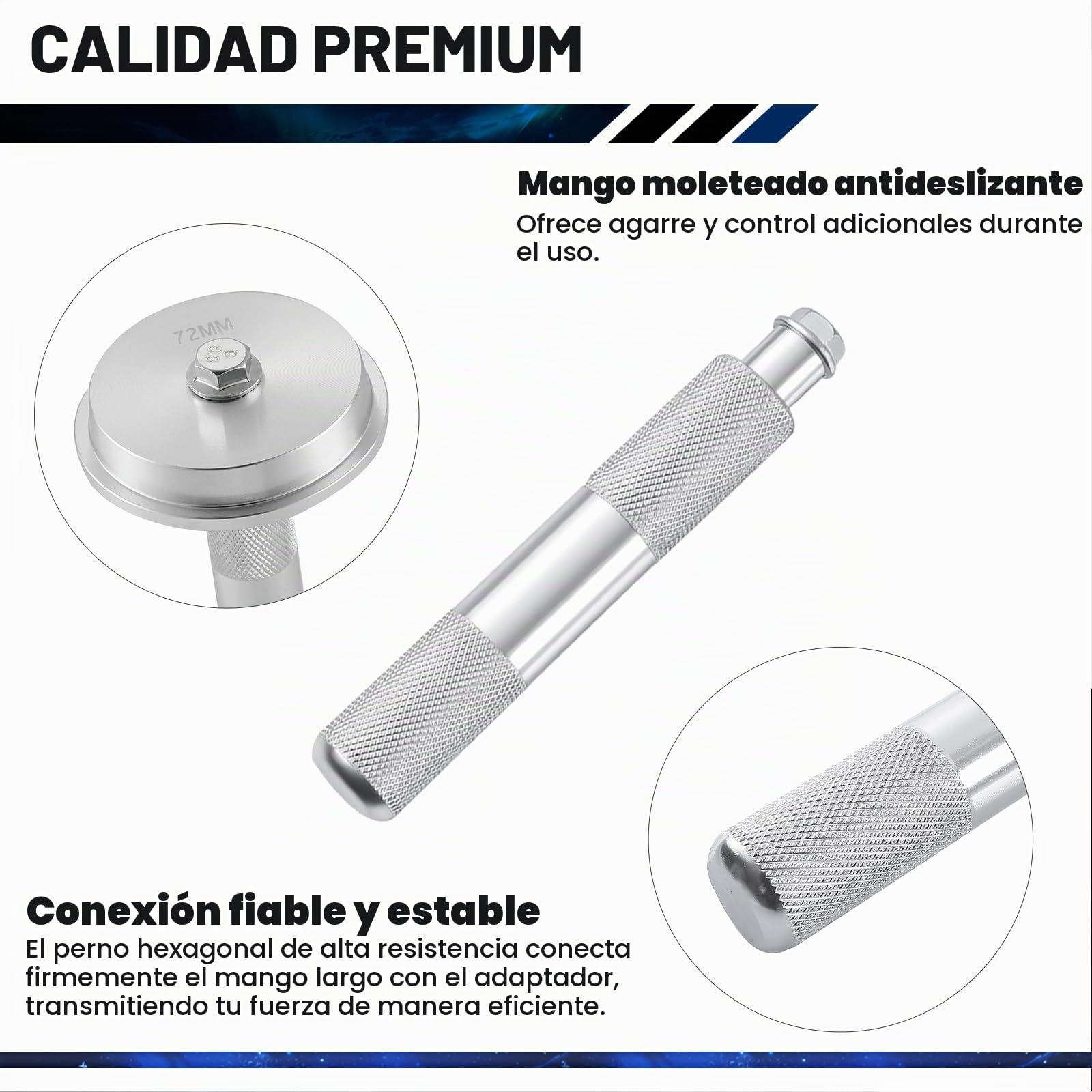 ATPEAM 10 Piezas Extractor de Rodamientos y Sellos, Kit Profesional de Instalación y Extracción con Adaptadores de Aluminio para Taller y Reparación de Ruedas