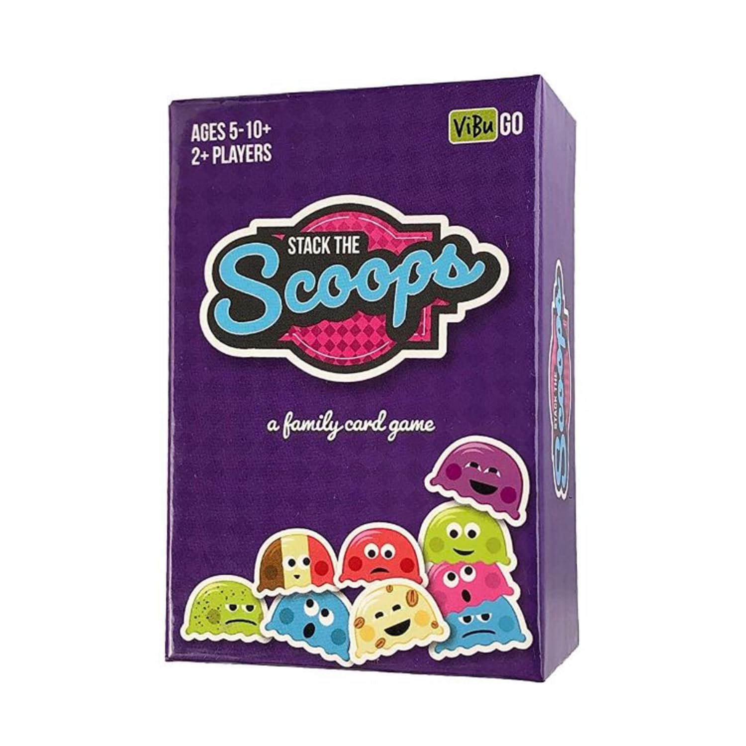 Stack The Scoops Ice Cream Card Game - Irresistible Kids Card Games - Color Matching Games - Fun Family Games for Kids and Adults to Practice Addition and Multiplication - Travel Card Games