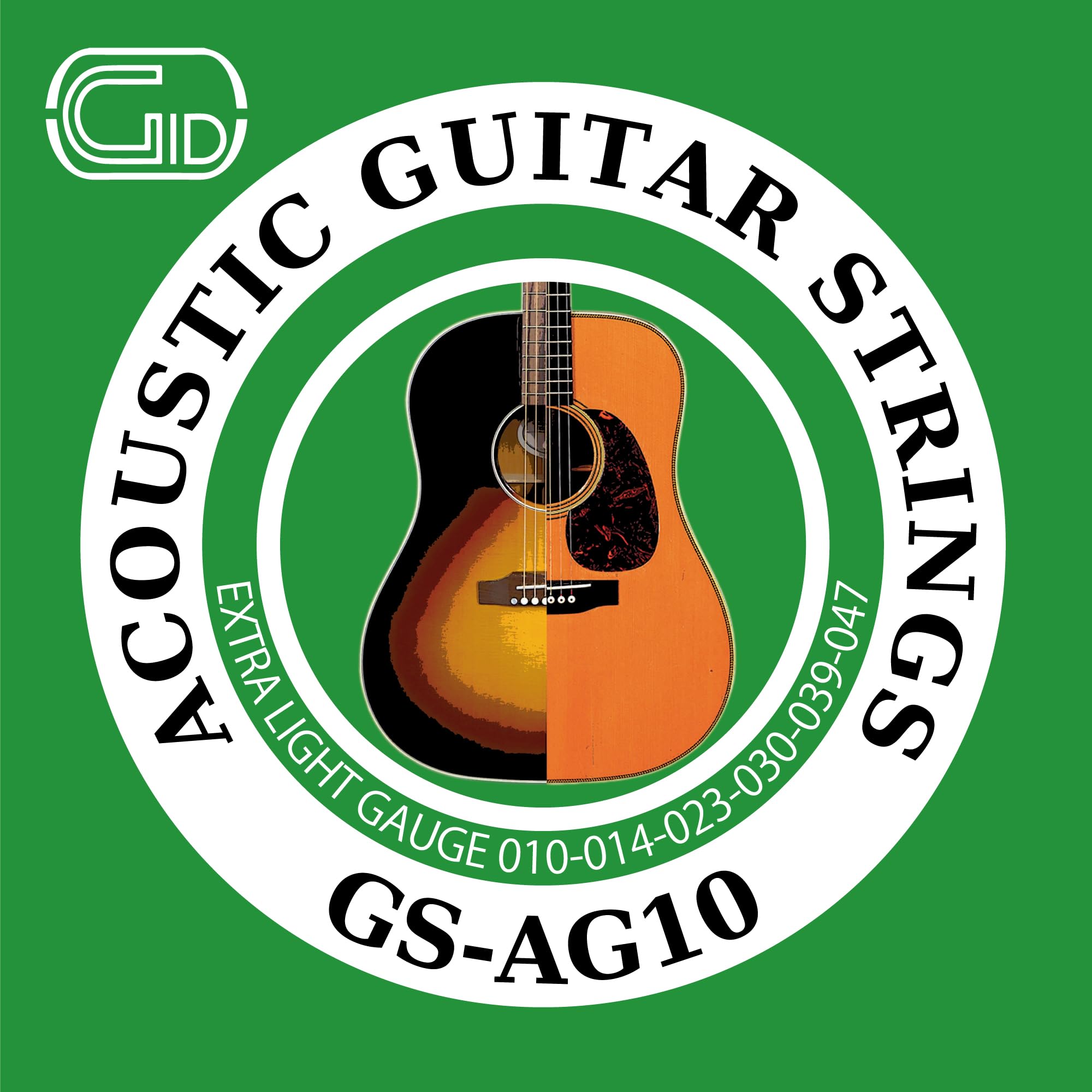 Amazon.co.jp: GID ジッド STRINGS series アコースティックギター弦 