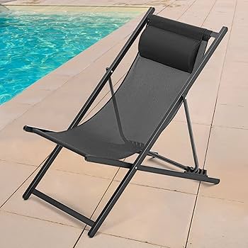 marquee steel sling chair