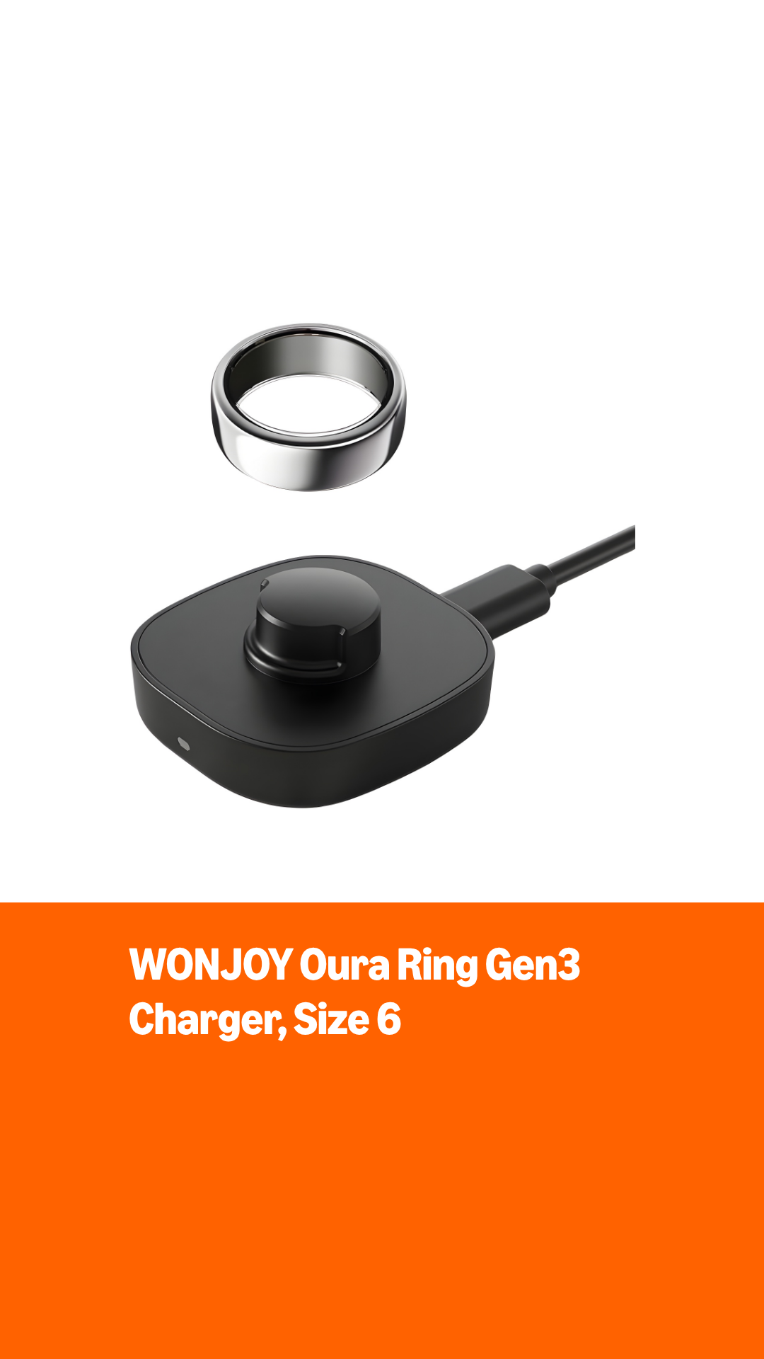 TiMOVO Supporto In Silicone Per Caricabatterie Oura Ring Gen 3 – Antiurto, Antigraffio, Con Gestione Cavi E Compatto Per Viaggio