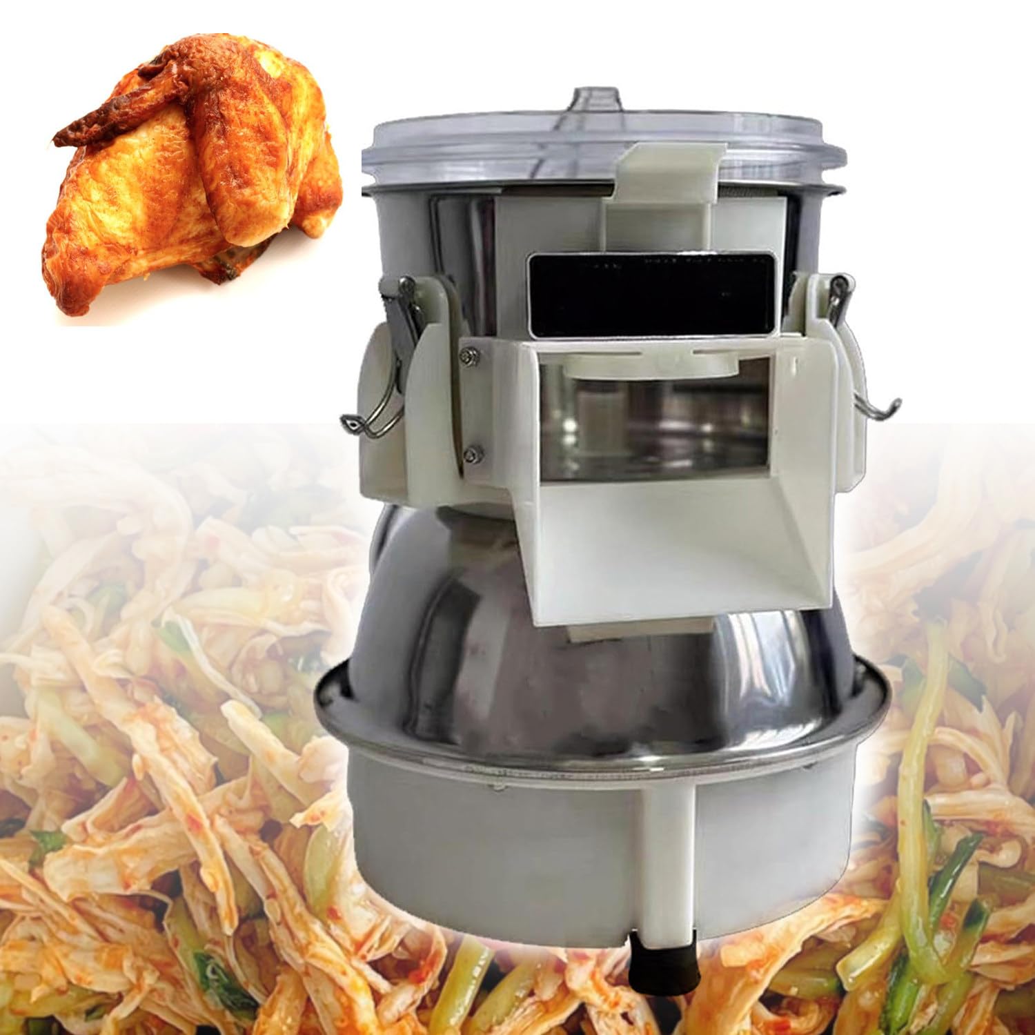 ZenHailure Multifunctional Electric Meat Shredder,Automatic Chicken Cutter with Sharp Stainless Steel Blades,Effortless Shredding Performance,Home Cooking and Daily Food Processing Tasks