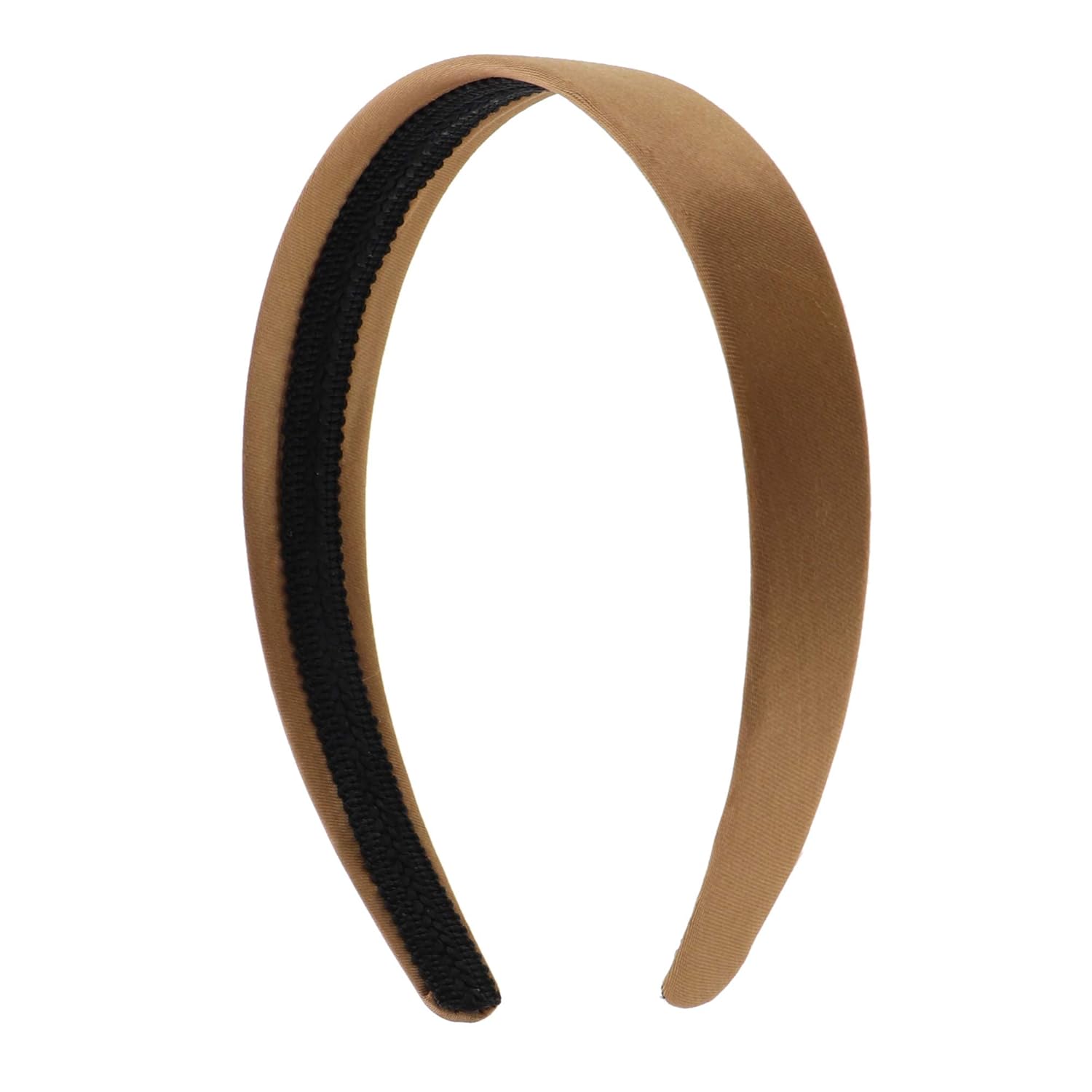 Light Brown 1 Inch Satin Hard Headband : Clothing, Shoes & Jewelry