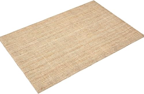 Miniatura 5 de Safavieh Natural Fiber Collection NF747A tapete de yute natural tejido a mano (5" x 8"), Yute, Natural
