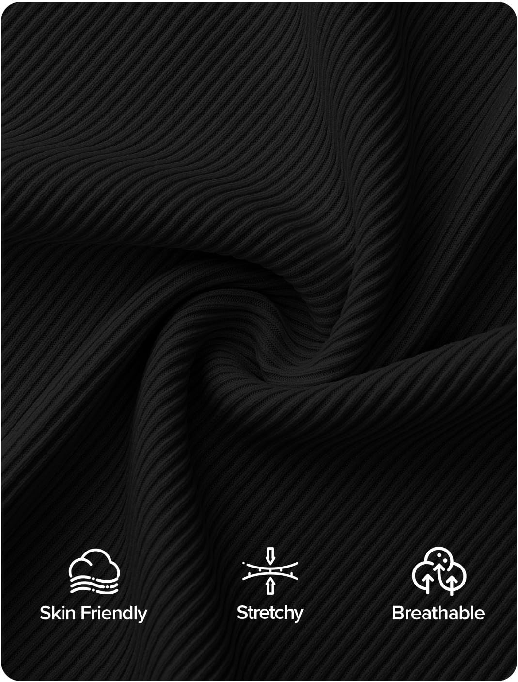 ZESICA Women's Mesh Puff Long Sleeve Shirts 2026 Spring Fall V Neck Ribbed Knit Sexy Going Out Tops Casual Work Blouse - Image 6