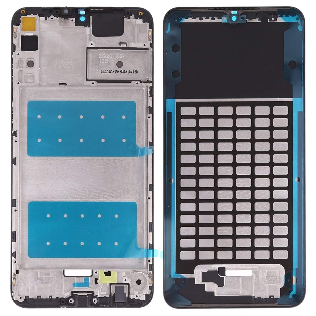 Bezel plate pour Huawei Honor 8X Max châssis intermédiaire support LCD noir