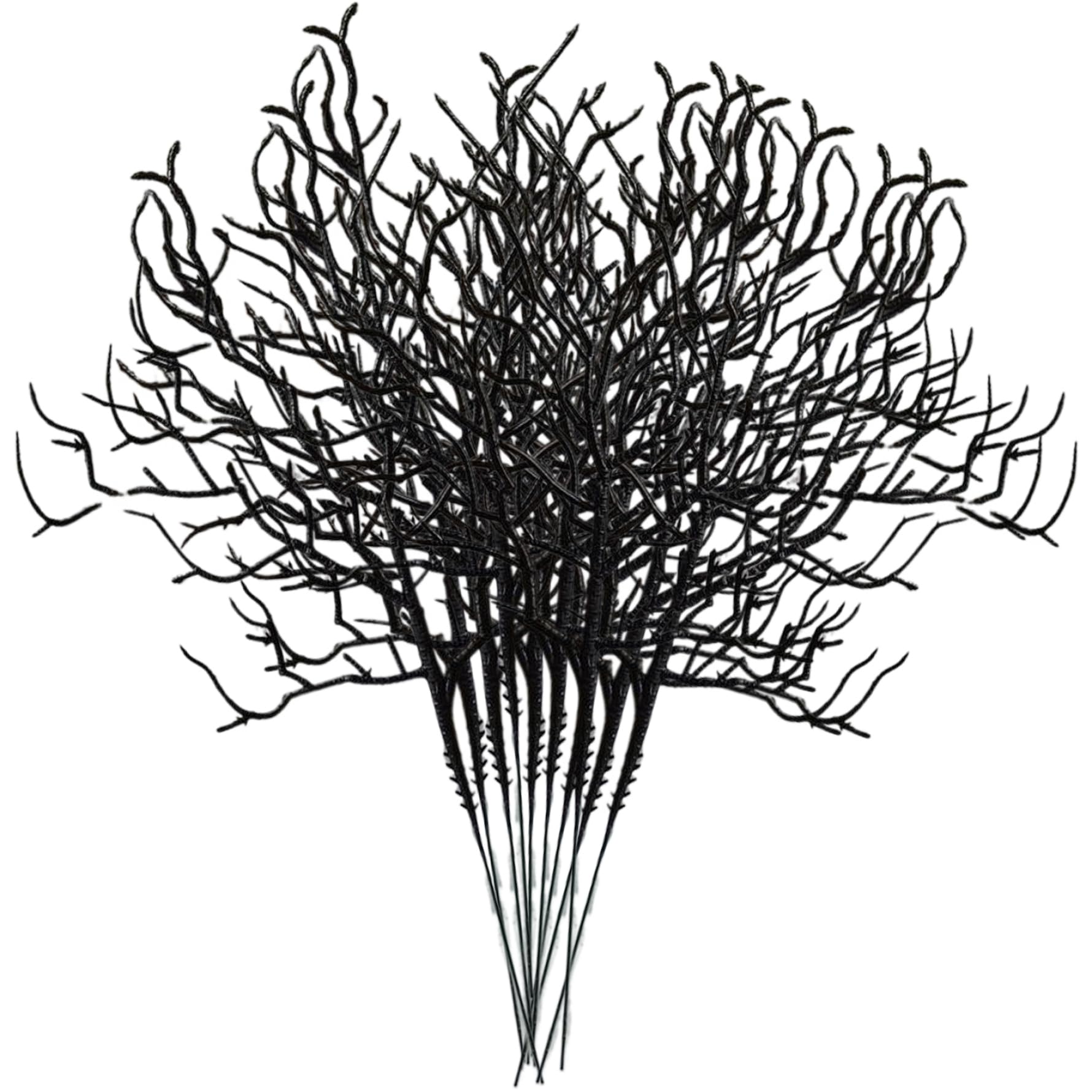 Branches artificielles noires réalistes lot de 10 pour en finir avec les plantes qui fanent