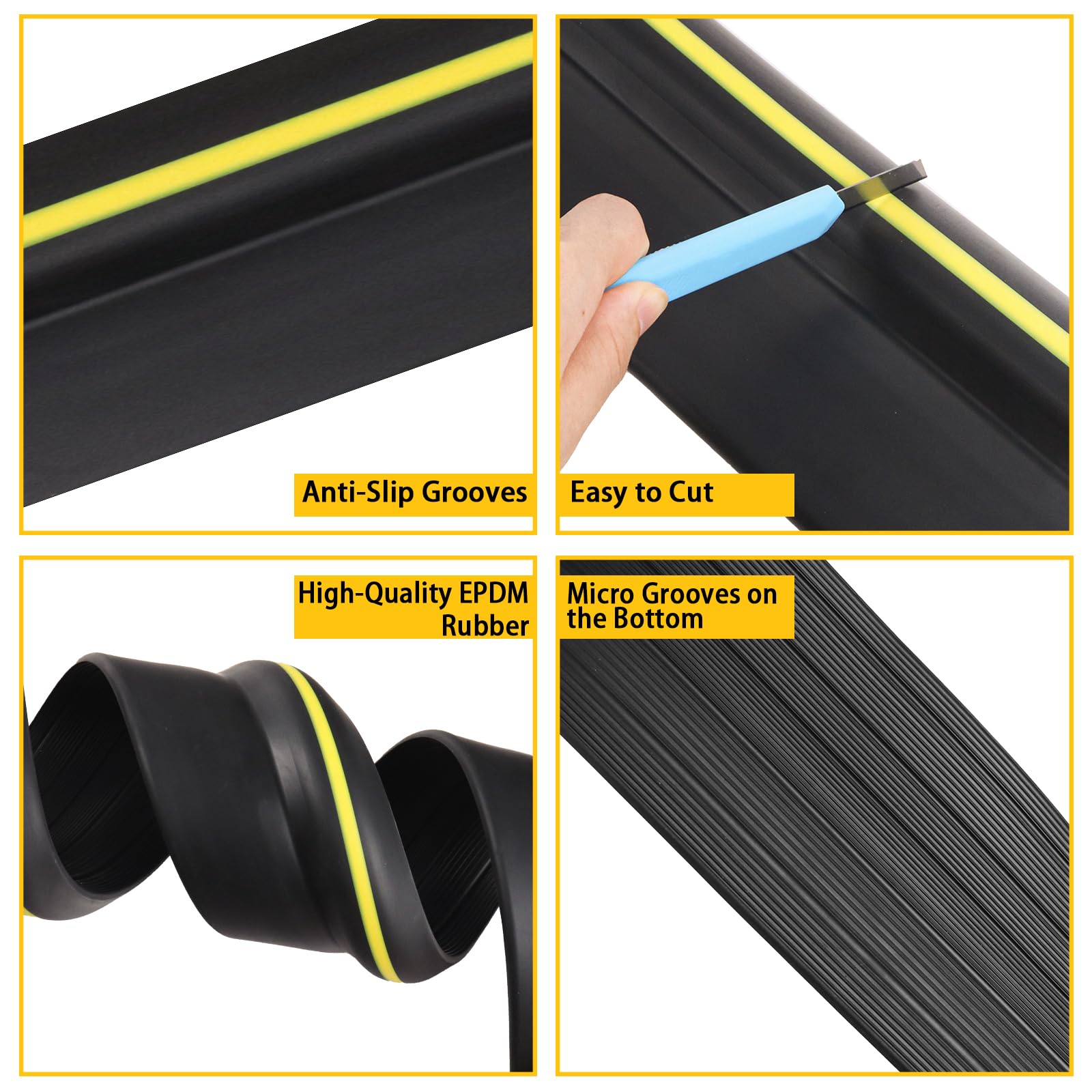 Guarnizione Per Porta Da Garage - 6 Metri | Impermeabile, Antiscivolo E Risparmio Energetico - Foto 9