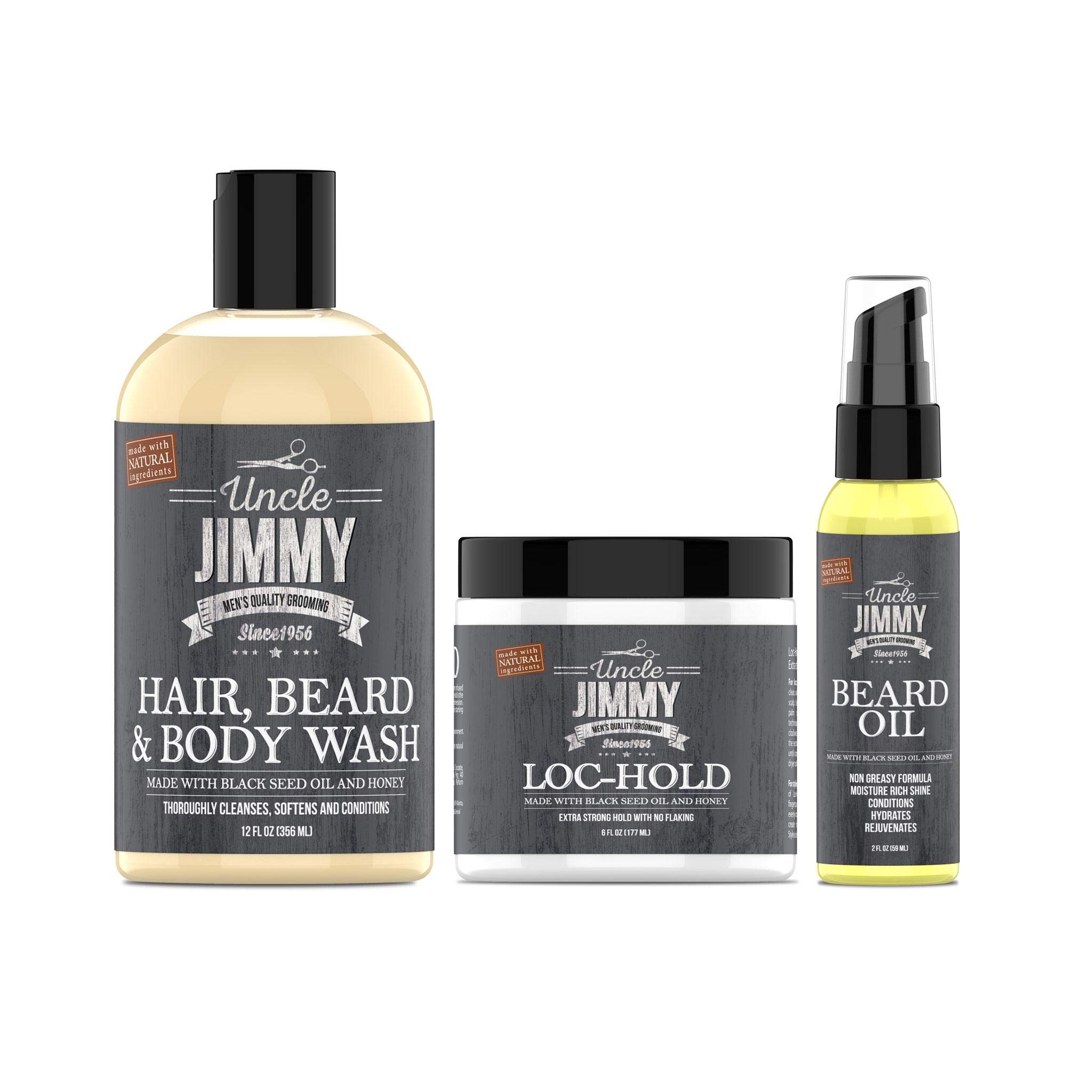 Uncle Jimmy Hold Hair Kit - Regimen