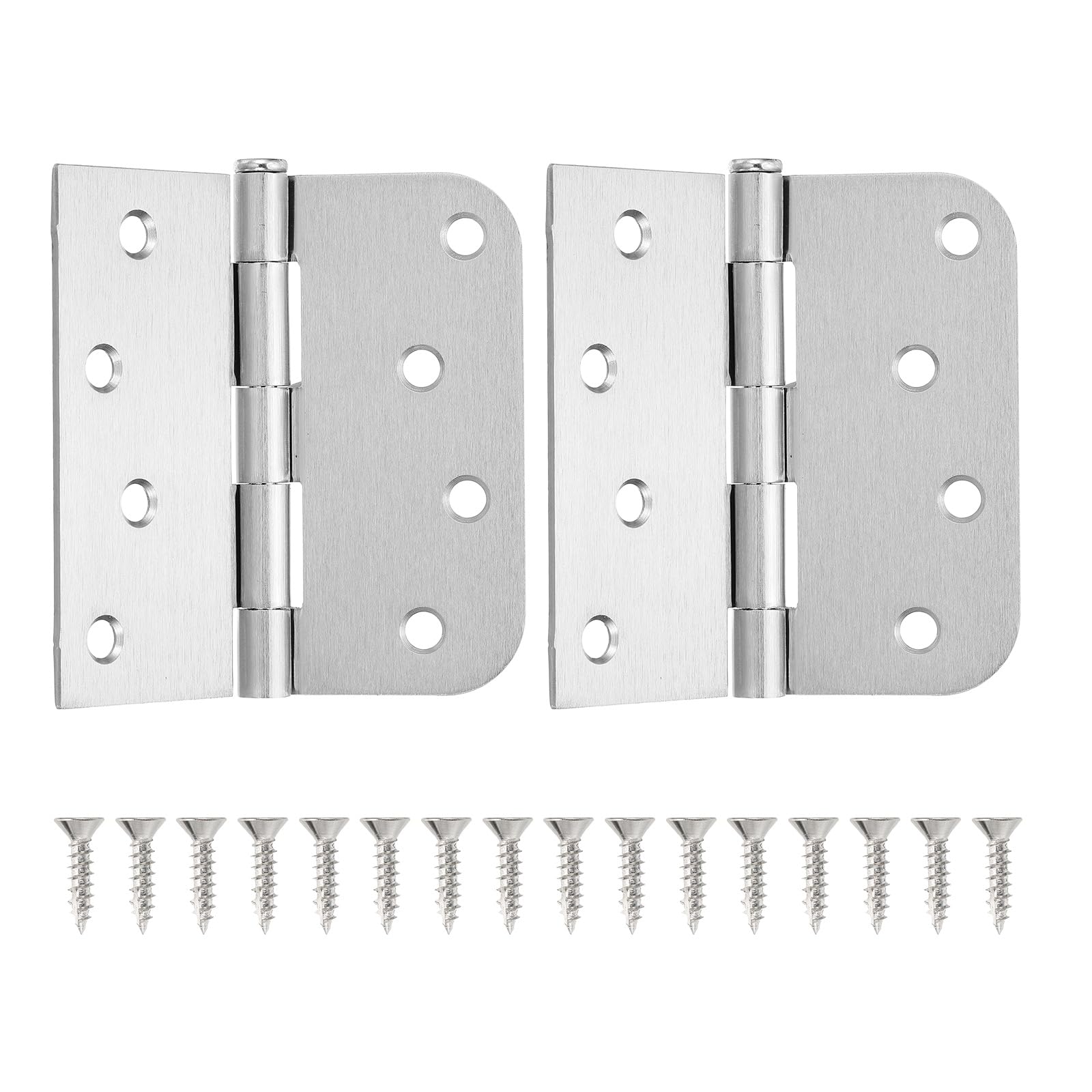 Charnière de porte à roulement à billes argent uxcell lot de 4 pour l'intérieur