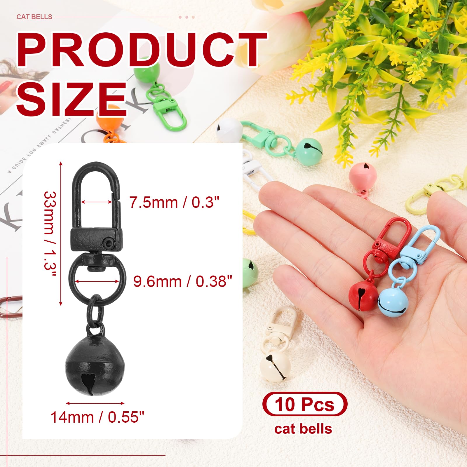 PATIKIL 10 PCS Dog Bell - Image 2