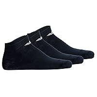 Emporio Armani Casual Cotton 3-Pack Sneaker Socks Calzini 3, Blu/Blu/Blu