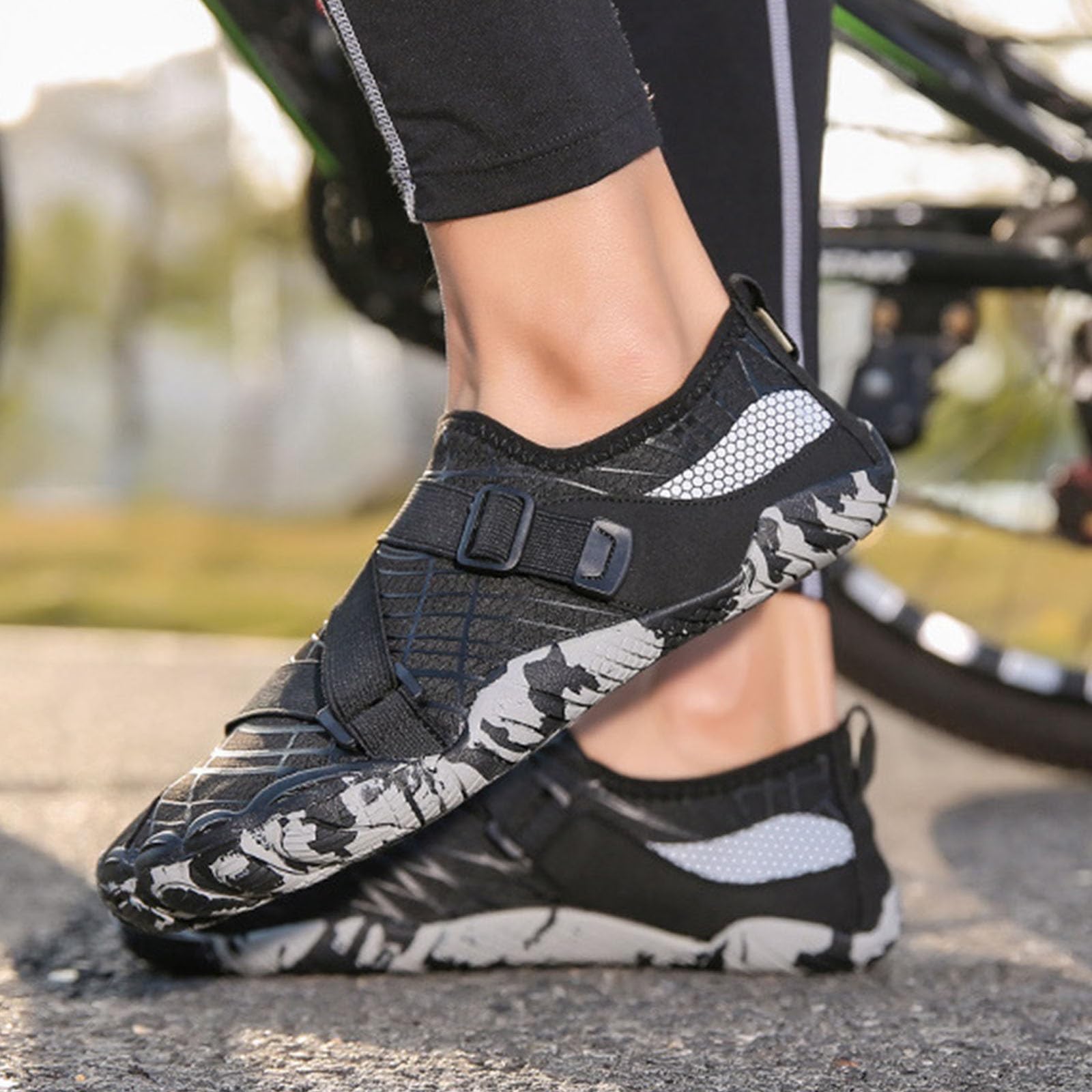 Tai Chi Scarpe Donna Cinque Dita Scarpe Kung Fu per Uomo Comode Suola Morbida, Scarpe Arti Marziali per Yoga, Allenamento in Palestra
