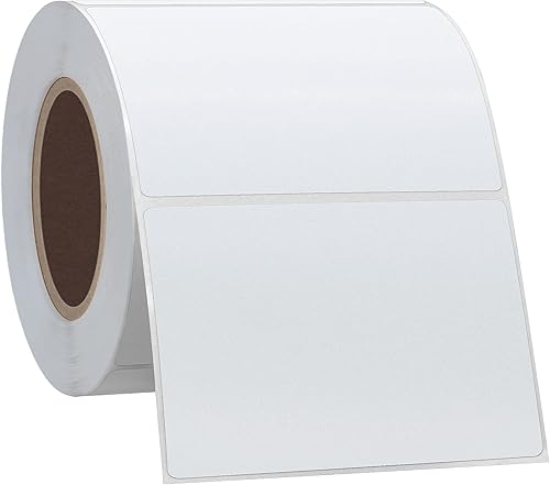 Etiqueta térmica de 3 x 2 pulgadas, etiquetas térmicas directas, rollo de papel térmico autoadhesivo, 500 unidades, color blanco