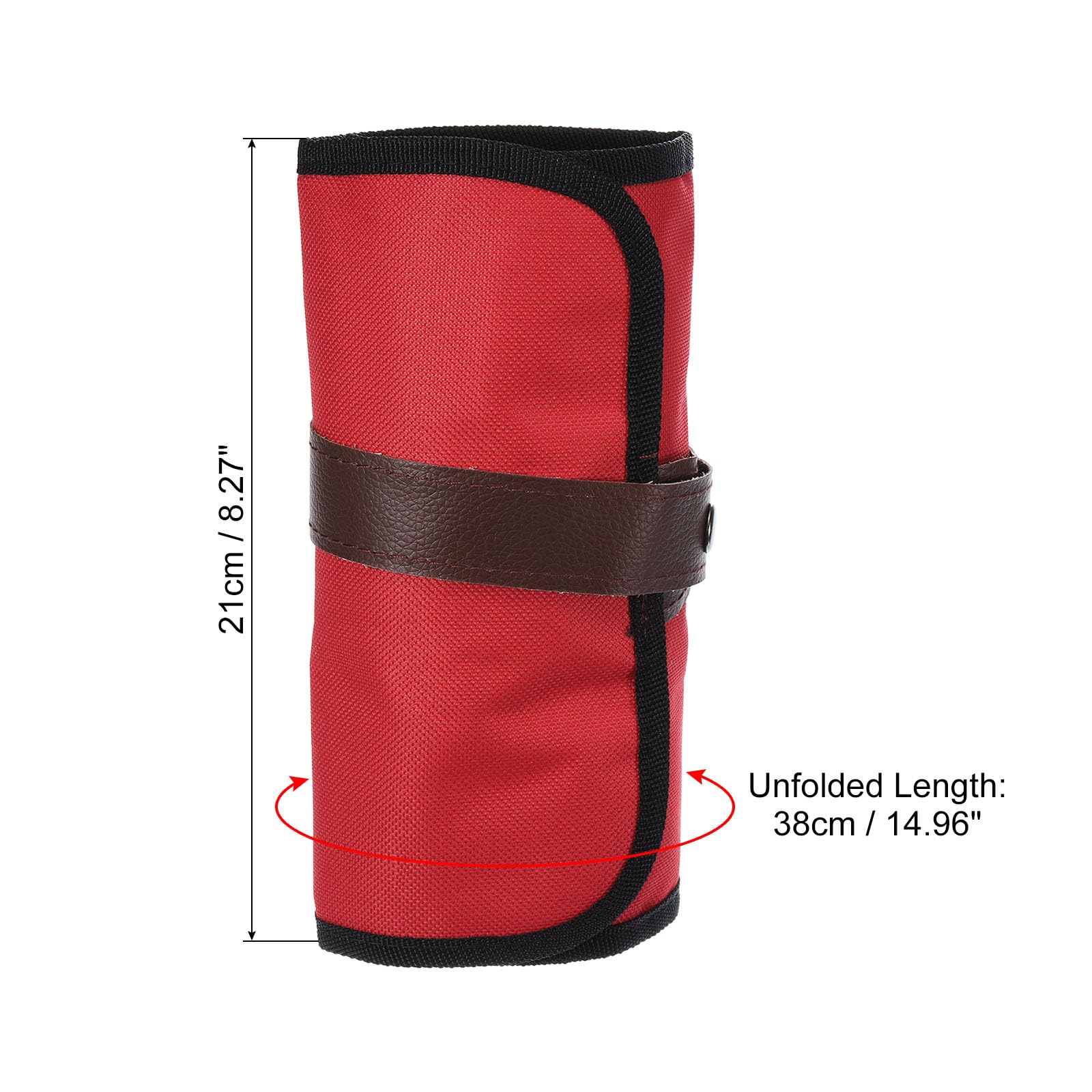 PATIKIL Handmade 24 Slots Roll Up Pencil Case - Image 2