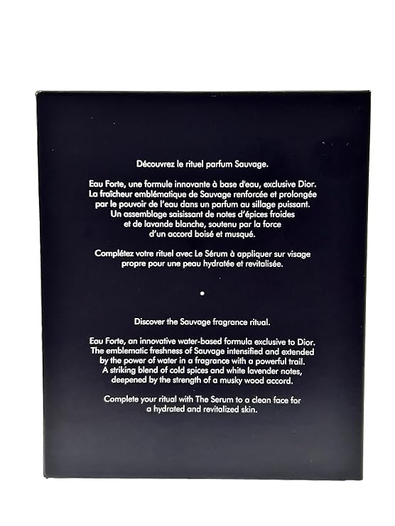 Dior sauvage eau forte